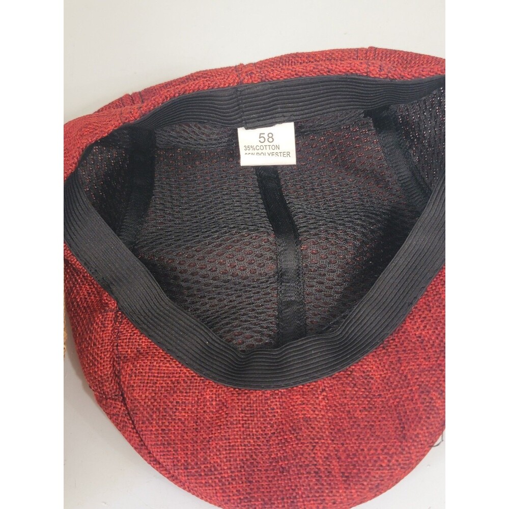 Textured Flat Cap Breathable Cotton Blend Newsboy Ivy Hat - One Size New - Picture 6 of 7